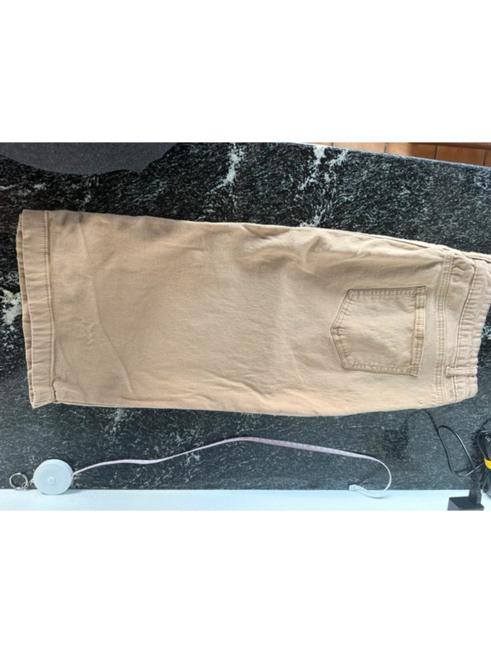 Woman’s khaki skirt